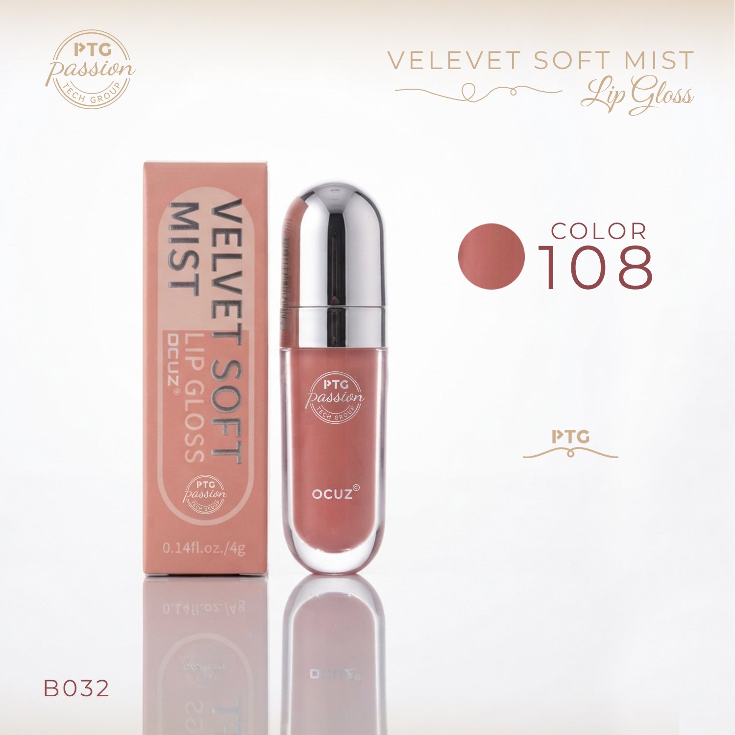 OCUZ Velvet Soft Mist Lip Gloss